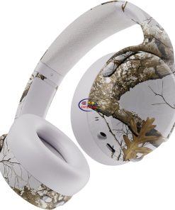 eNField-BD.COM Skullcandy Crusher ANC 2 Bluetooth Headphones | Enhanced Bass & Noise Cancelling | Realtree Edge Colors White Earphones / Headset  
