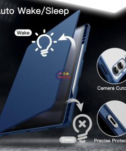 eNField-BD.COM JETech 360° Rotating Case for Galaxy Tab S9+/FE+ 12.4″ | S Pen | Navy Cases & Screen Protector
