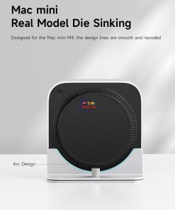 eNField-BD.COM HAGIBIS MMS04 Vertical Stand For Mac Mini | Silver Others  