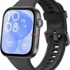eNField-BD.COM Huawei Watch FIT 3 1.82″ AMOLED Display Ultra-Slim Design with iOS & Android | Matte Black Smart Watch