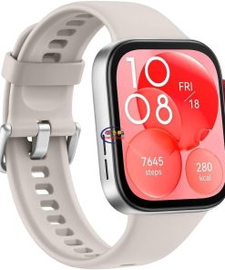 eNField-BD.COM Huawei Watch FIT 3 1.82″ AMOLED Display Ultra-Slim Design with iOS & Android | White Smart Watch