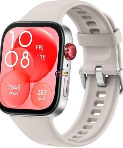 eNField-BD.COM Huawei Watch FIT 3 1.82″ AMOLED Display Ultra-Slim Design with iOS & Android | White Smart Watch