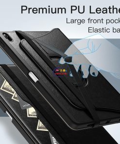 eNField-BD.COM JETech 360° Rotating iPad Air 13″ Case with Pencil Holder | Black Cases & Screen Protector