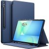 eNField-BD.COM JETech Folio Case for Galaxy Tab S10 FE+ 13.1″ with Stand | Navy Cases & Screen Protector