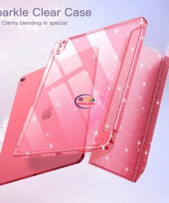 eNField-BD.COM JETech Sparkly JETech iPad Case 11th/10th Gen with Pencil Holder | Pink Cases & Screen Protector