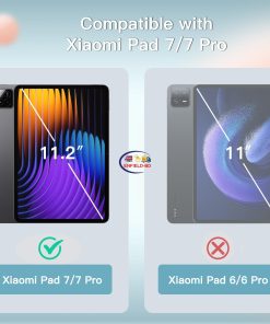 eNField-BD.COM JETech Xiaomi Pad 7/7 Pro Case – Slim Smart Cover 2025 | Light Blue Cases & Screen Protector