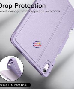 eNField-BD.COM JETech iPad Air 11″ Case with Pencil Holder & Stand | Purple Cases & Screen Protector