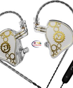 eNField-BD.COM ND Venus IEM Headphones Dynamic Driver10mm With 2 Pin Detachable Cable 3.5mm | Crystal Earphones / Headset