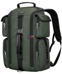 eNField-BD.COM WITZMAN B6695 Water Resistant Nylon Travel Backpack for Men | Silvery Grey Others