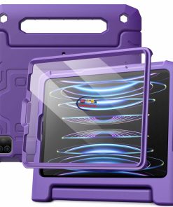 eNField-BD.COM JETech Kids iPad Pro/Air Case with Stand & Screen Protector | Purple Cases & Screen Protector  