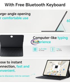 eNField-BD.COM Honor Pad 9 Smart Bluetooth Keyboard | Gray Computer Accessories & Peripherals