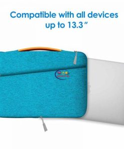 eNField-BD.COM JETech 13–14″ Laptop Sleeve | Waterproof Bag with Handle | Blue Cases & Screen Protector  