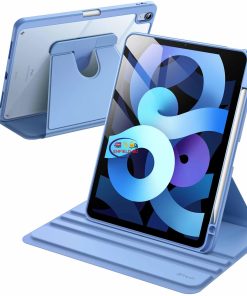 eNField-BD.COM JETech 360° Rotating Case for iPad Air 11″/10.9″ Cover | Sky Blue Cases & Screen Protector  