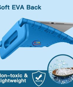 eNField-BD.COM JETech Kids iPad 9.7 Case – Shockproof with Handle Stand | Blue Cases & Screen Protector
