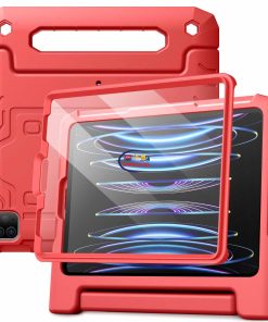 eNField-BD.COM JETech Kids iPad Pro/Air Case with Stand & Screen Protector | Red Cases & Screen Protector  