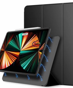 eNField-BD.COM JETech Magnetic iPad Pro 12.9 Case with Pencil Support | Black Cases & Screen Protector