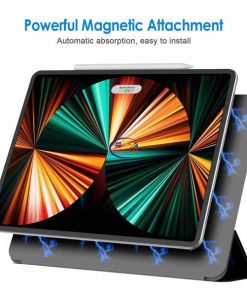 eNField-BD.COM JETech Magnetic iPad Pro 12.9 Case with Pencil Support | Black Cases & Screen Protector