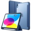 eNField-BD.COM JETech Matte iPad A16 Case | Pencil Holder + Slim Stand Cover | Navy Cases & Screen Protector