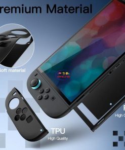 eNField-BD.COM JETech Slim Dock Case for Switch 2 (2025) | Grip & Protect | Black Cases & Screen Protector  