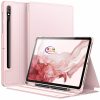 eNField-BD.COM JETech Slim Folio Case for Samsung Tab S8/S7 with S Pen | Pink Gold Cases & Screen Protector