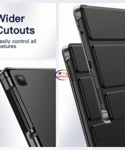 eNField-BD.COM JETech Tab A7 Lite 8.7″ Case | Slim Tri-Fold Stand Cover | Red Cases & Screen Protector