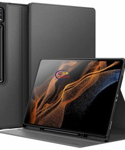eNField-BD.COM JETech Tab S8 Ultra Case 14.6″ | Slim Folio with S Pen Slot | Black Cases & Screen Protector  