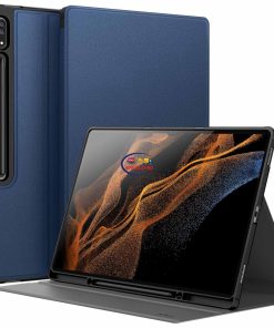 eNField-BD.COM JETech Tab S8 Ultra Case 14.6″ | Slim Folio with S Pen Slot | Navy Cases & Screen Protector  