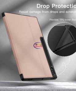 eNField-BD.COM JETech Tab S8 Ultra Case 14.6″ | Slim Folio with S Pen Slot | Rose Gold Cases & Screen Protector  