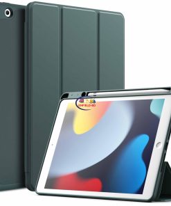 eNField-BD.COM JETech iPad 10.2 Case 9th/8th/7th Gen | Pencil Holder & Slim Fit | Misty Blue Cases & Screen Protector  