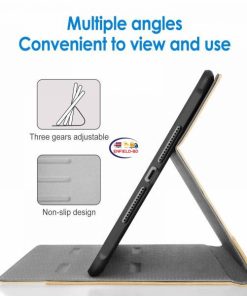 eNField-BD.COM JETech iPad 10.2 Case 9th/8th/7th Gen | Stand & Pencil Slot | Gold Cases & Screen Protector  
