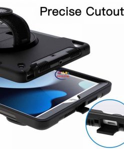 eNField-BD.COM JETech iPad 10.2 Case | Rugged 360° Stand with Screen Guard | Black Cases & Screen Protector