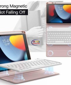 eNField-BD.COM JETech iPad 10.2 Keyboard Case | Bluetooth | Pencil Slot | Rose Gold Cases & Screen Protector