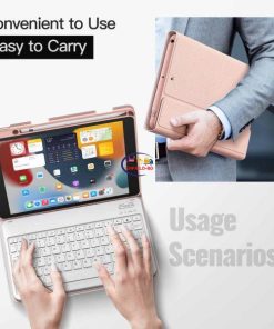 eNField-BD.COM JETech iPad 10.2 Keyboard Case | Bluetooth | Pencil Slot | Rose Gold Cases & Screen Protector