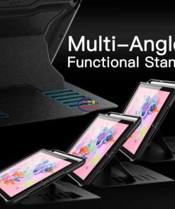 eNField-BD.COM JETech iPad 9.7 Case 2018/2017 | Shockproof + Pencil Slot | Black Cases & Screen Protector