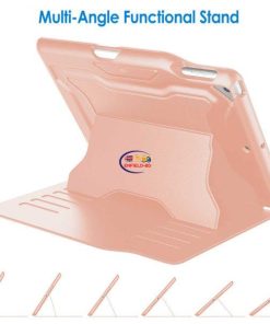 eNField-BD.COM JETech iPad 9.7 Case 2018/2017 | Shockproof + Pencil Slot | Rose Gold Cases & Screen Protector