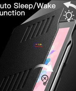 eNField-BD.COM JETech iPad 9.7 Case 2018/2017 with Pencil Holder & Stand | Black Cases & Screen Protector
