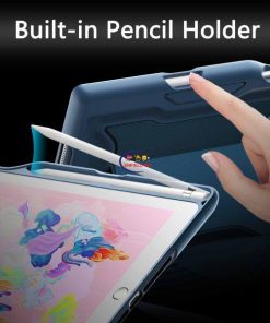 eNField-BD.COM JETech iPad 9.7 Case 2018/2017 with Pencil Holder & Stand | Teal Cases & Screen Protector  