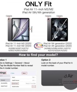 eNField-BD.COM JETech iPad Air 11″/10.9″ Case | Stand Cover | Auto Wake | Light Purple Cases & Screen Protector  