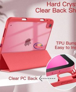 eNField-BD.COM JETech iPad Case (11th/10th Gen) with Pencil Holder Clear | Watermelon Cases & Screen Protector  