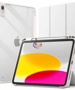 eNField-BD.COM JETech iPad Case (11th/10th Gen) with Pencil Holder Clear | White Cases & Screen Protector  