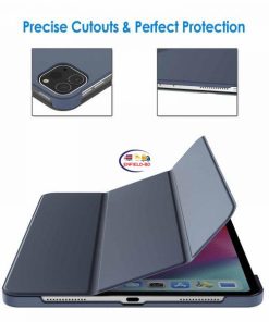 eNField-BD.COM JETech iPad Pro 11 Case (2022–2018) with Pencil Support | Navy Cases & Screen Protector