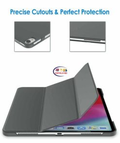 eNField-BD.COM JETech iPad Pro 12.9 Case | Pencil Support | Auto Wake/Sleep | Dark Grey Cases & Screen Protector