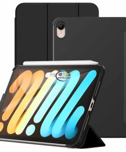 eNField-BD.COM JETech iPad mini 7/6 Case | Smart Stand Cover + Auto Wake | Black Cases & Screen Protector  