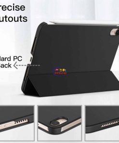 eNField-BD.COM JETech iPad mini 7/6 Case | Smart Stand Cover + Auto Wake | Black Cases & Screen Protector  