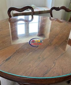 eNField-BD.COM Custom Round Glass Table Top Stylish Durable & Premium Quality | size available Others  