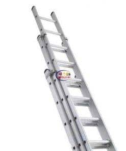 eNField-BD.COM 44ft Aluminum Sliding Ladder | 3 Part Extendable & Strong Others  