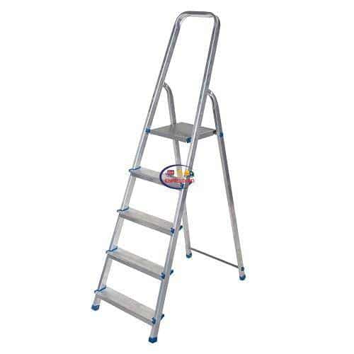 eNField-BD.COM 5 Step Aluminium Platform Ladder | Safe Strong & Durable মই Others