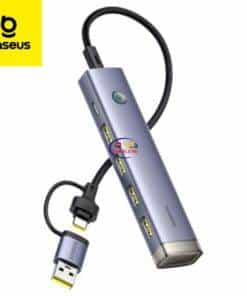 eNField-BD.COM Baseus UltraJoy 4-Port HUB 10GBPS Data Transfer Others  