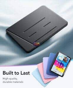eNField-BD.COM ESR Flip Series iPad Case | Vertical Stand & Multi-Angle Support | Black Cases & Screen Protector  