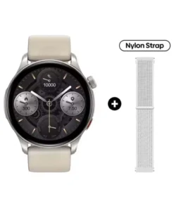 Zeblaze Btalk 3 GPS Smartwatch AMOLED Fitness Calls 60+ Modes | Cream